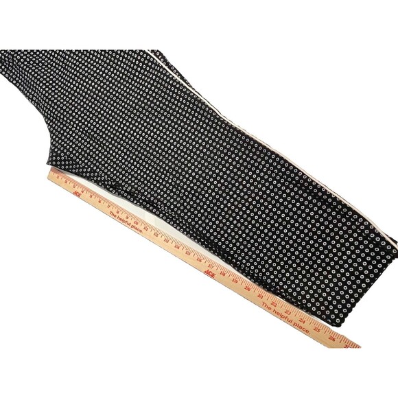 Old Navy Diva Pixie Ankle Pants Womens Size 20 Black Floral Stretch Daisy Print - Picture 9 of 9